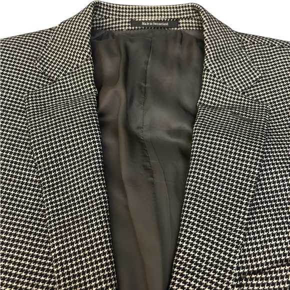 Ermenegildo Zegna Other - Ermenegildo Zegna Houndstooth Cashmere/Cotton/Wool Jacket Blazer Sport Coat 58L